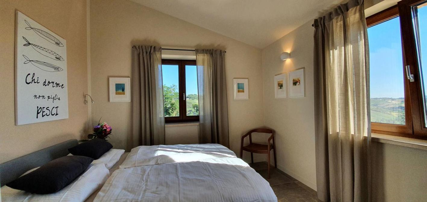 Lemonvilla - Rustico In Panoramalage Castignano Eksteriør billede