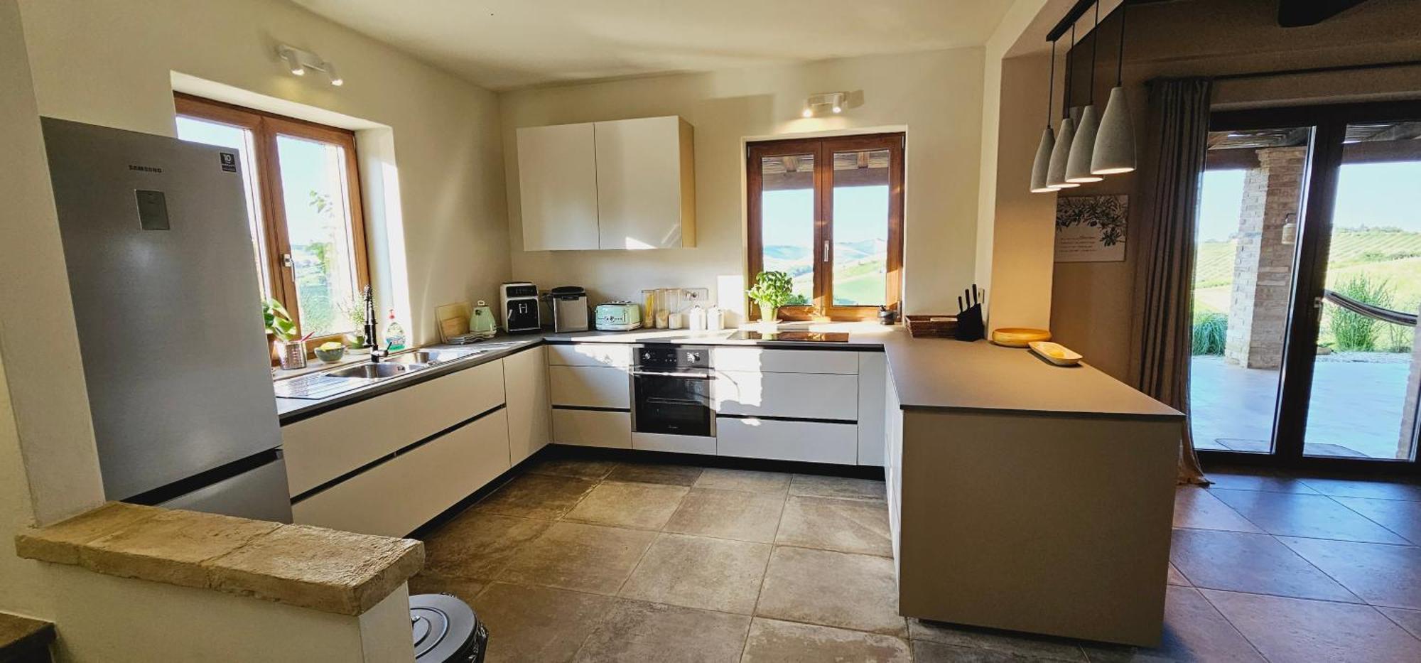 Lemonvilla - Rustico In Panoramalage Castignano Eksteriør billede